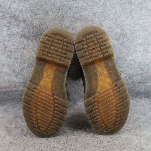Dr Martens Shoes Kids 3 Boots Combat Delaney Crackle Iridescent Leather Docs Dm - Picture 12 of 14